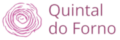 Quintal do Forno: logotipo de desenho de camélia e nome